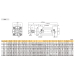 ISO 15552 cilindras Ø160 x 50 mm, dvipusio veikimo su magnetu