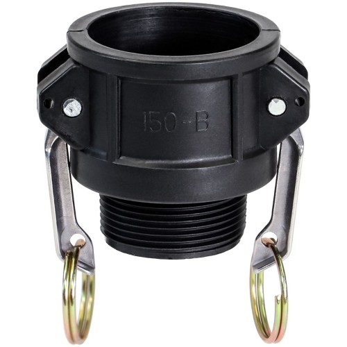 Polipropileno Camlock B tipo išorinio 1 1/2" BSP sriegio jungtis