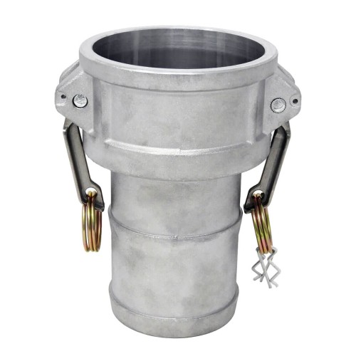 Camlock C tipo aliuminė 102 mm jungtis į žarną