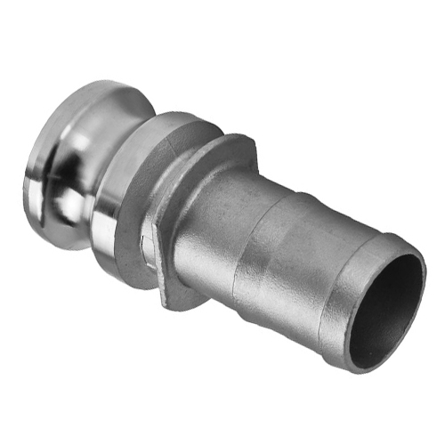Nerūdijančio plieno Camlock E tipo jungtis į 102 mm žarną