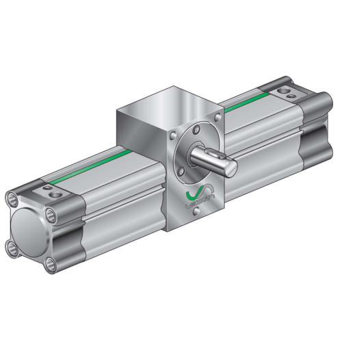 Rotacinis cilindras Ø32mm, 180°