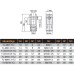 Yoke with bolts D20, M8x1,25
