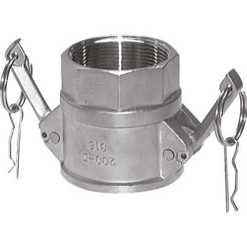 Aliuminė D tipo jungtis 1-1/2" Camlock