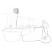 Stainless steel hose reel with high pressure hose 3/8'' 2SC, 15 m Stainless steel hose reel with high pressure hose 3/8'' 2SC, 15 m