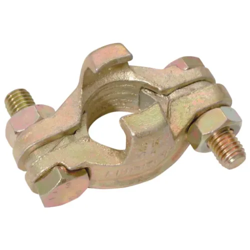 22-29 mm galvanized steel SK clamp with two bolts and safety hooks 22-29 mm galvanized steel SK clamp with two bolts and safety hooks