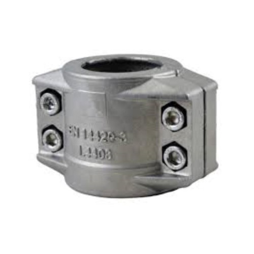 32x8 Stainless steel 4-bolt safety clamp 47-50 mm 32x8 Stainless steel 4-bolt safety clamp 47-50 mm