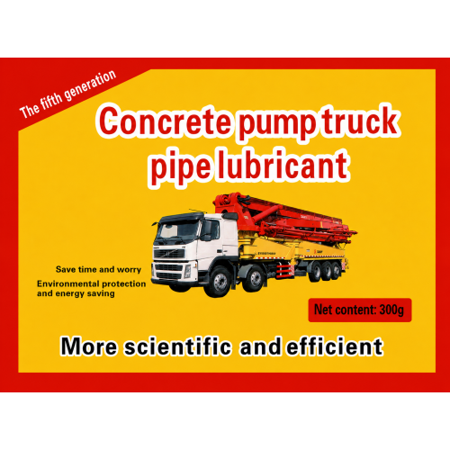 A lubricant for concrete pump pipes/hoses, designed to prepare and lubricate the pipework/hoses of concrete pumping systems before commencing concrete works.