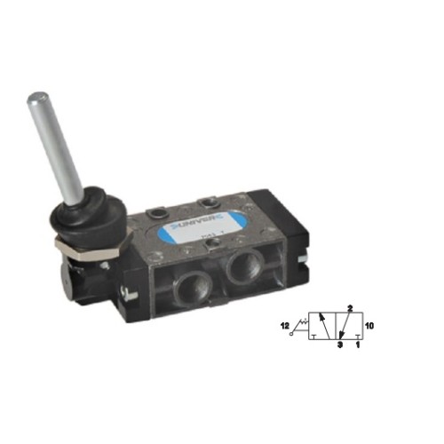 G1/4 mechaninis 3/2 skirstytuvas CL-9123