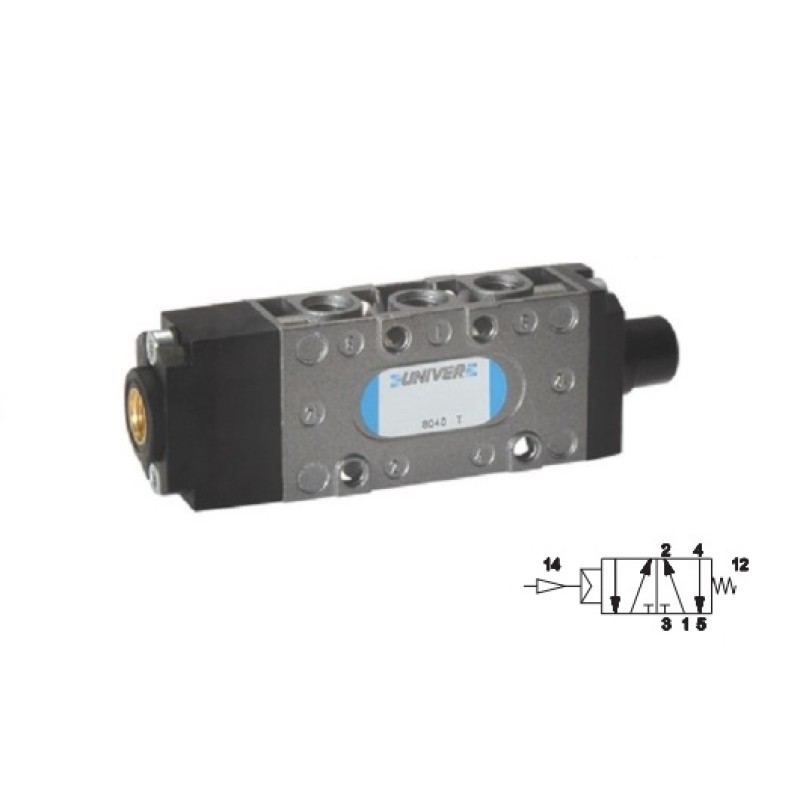 G1/8 pneumatinis 5/2 skirstytuvas CM-500A