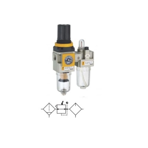 G1/4" Filtras reguliatorius + Tepalinė G1/4" Filtras reguliatorius + Tepalinė